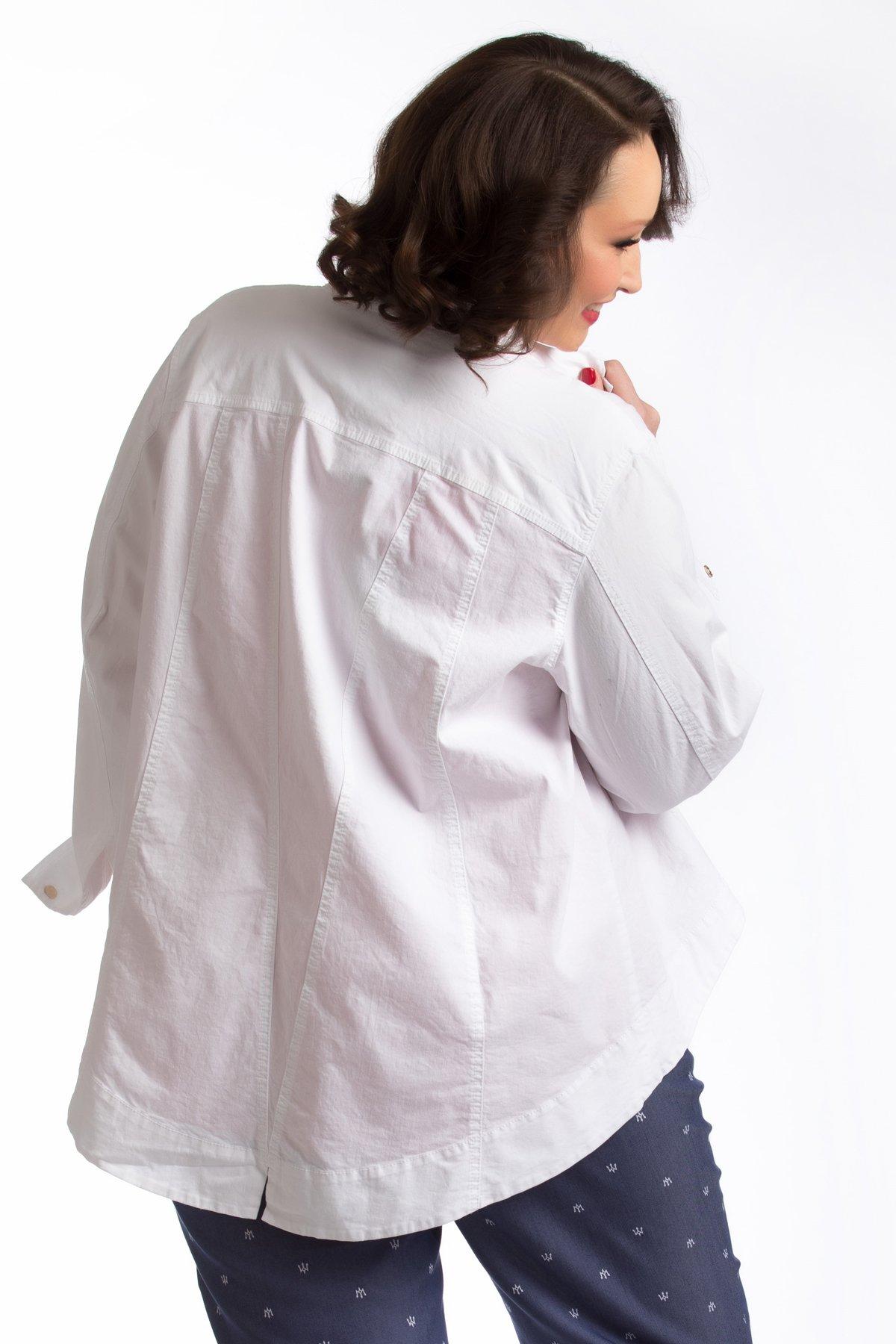 Белые блузки оверсайз для женщин